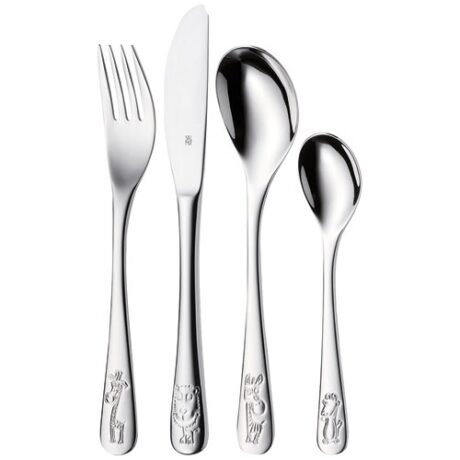 SAFARI - COFFRET 4 COUVERTS INOX