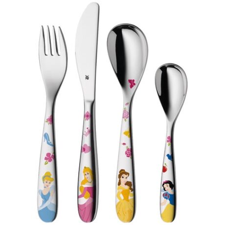 PRINCESSES - COFFRET 4 COUVERTS INOX