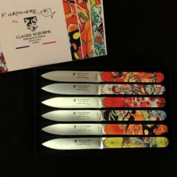 COFFRET 6 COUTEAUX DE TABLE - FRANÇOIS GROSLIERE