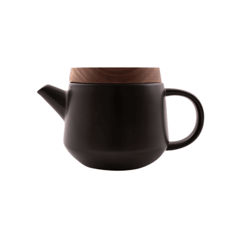 THEIERE EN CERAMIQUE-ACACIA - NOIRE