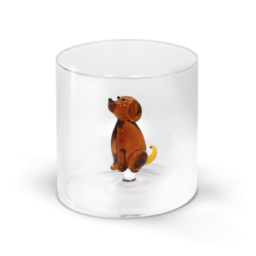 GOBELET EN VERRE BOROSILICATE 25 cl - CHIEN