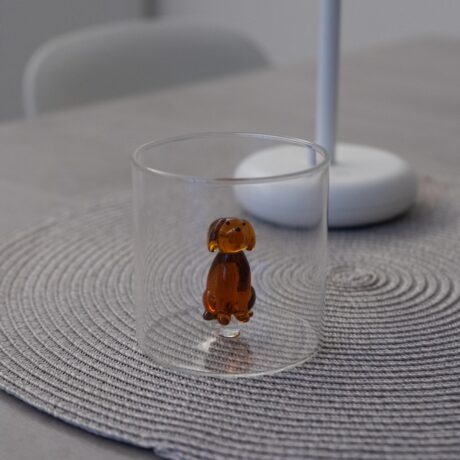 GOBELET EN VERRE BOROSILICATE 25 cl - CHIEN – Image 2