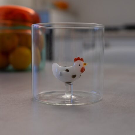 GOBELET EN VERRE BOROSILICATE 25 cl - POULE – Image 2