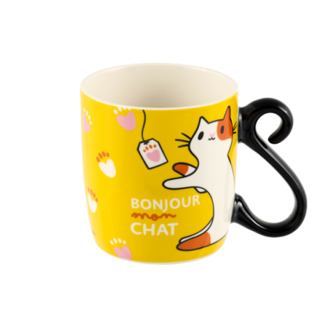 MUG CHAT - BONJOUR MON CHAT