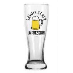VERRE A BIERE - GERER LA PRESSION
