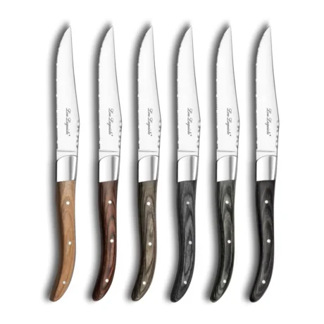COFFRET 6 COUTEAUX A STEAK - MULTICOLORE