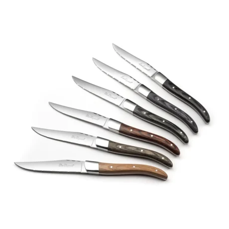 COFFRET 6 COUTEAUX A STEAK - MULTICOLORE – Image 2