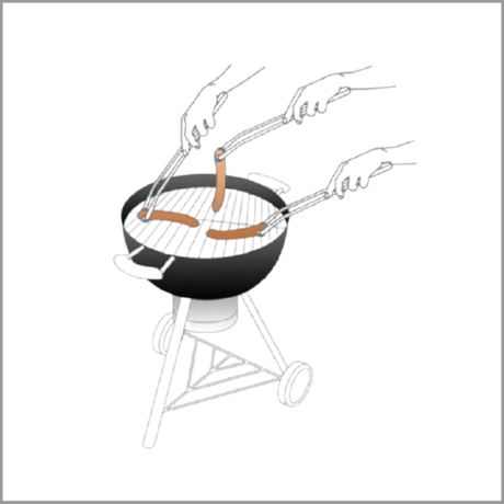 PINCE A BARBECUE GRILL'UP 40 cm – Image 2