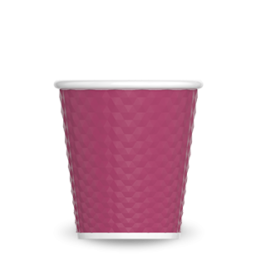 TASSE CAFE NID D'ABEILLE EN SILICONE - FUSHIA