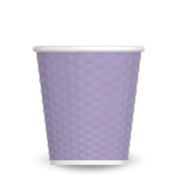 TASSE CAFE NID D'ABEILLE EN SILICONE - VIOLET
