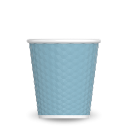 TASSE CAFE NID D'ABEILLE EN SILICONE - BLEU CIEL