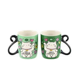 SET 2 TASSES - CHAT BONHEUR