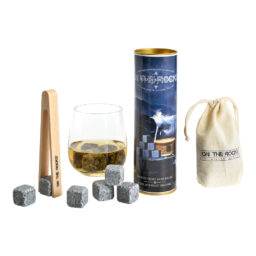COFFRET 6 GLAÇONS EN GRANIT BLEU DE BRETAGNE
