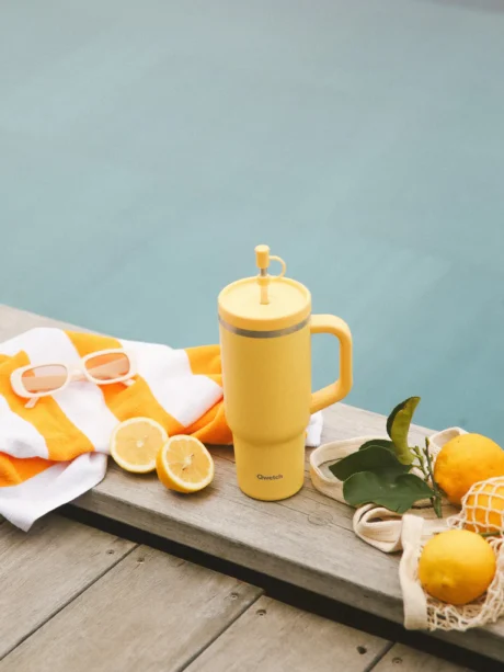 TRAVEL CUP ISOTHERME INOX 900 ml - CITRON – Image 2