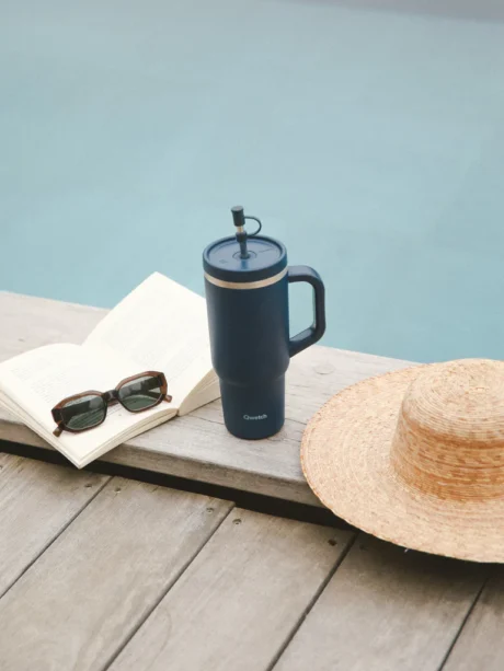 TRAVEL CUP ISOTHERME INOX 900 ml - BLEU NUIT – Image 2