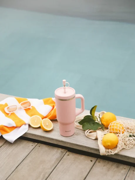 TRAVEL CUP ISOTHERME INOX 900 ml - ROSE POUDRE – Image 2