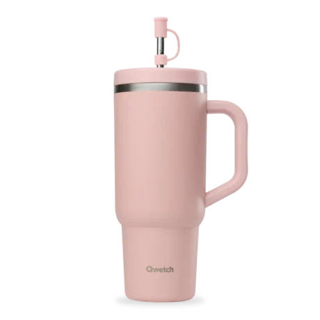 TRAVEL CUP ISOTHERME INOX 900 ml - ROSE POUDRE