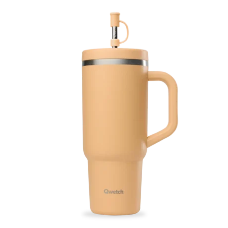 TRAVEL CUP ISOTHERME INOX 900 ml - ABRICOT