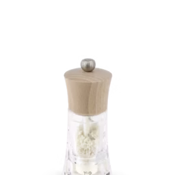 MOULIN OLERON 14 cm ACRYLIQUE/BOIS NATUREL - MOULIN A SEL HUMIDE EN ZIRCONE