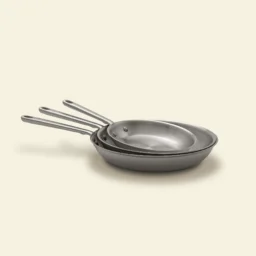 ATMA - LA BRIGADE LES 3 BONNES POELES EN INOX - 20-26-28 cm