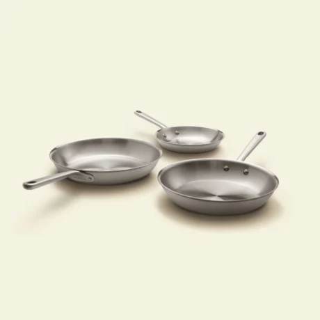 ATMA - LA BRIGADE LES 3 BONNES POELES EN INOX - 20-26-28 cm – Image 2