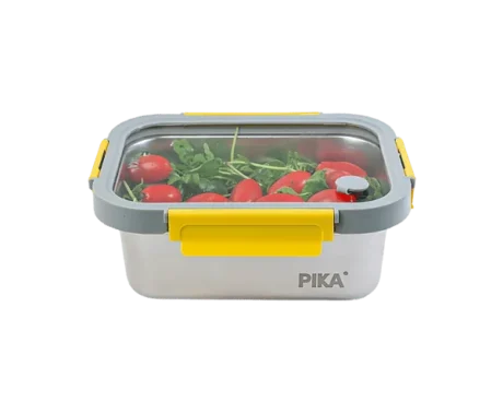 BOITE ALIMENTAIRE INOX 1200 ml RECTANGULAIRE - PIKA – Image 2
