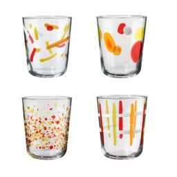 COFFRET 4 GOBELETS BAS - ORANGE