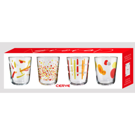 COFFRET 4 GOBELETS BAS - ORANGE – Image 2