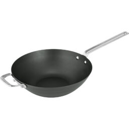 BLACK IRON - WOK EN FER ET CARBONE 30 cm