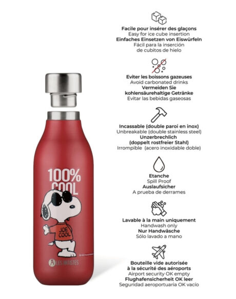 SNOOPY 100% COOL - BOUTEILLE ISOTHERME 500 ml – Image 2
