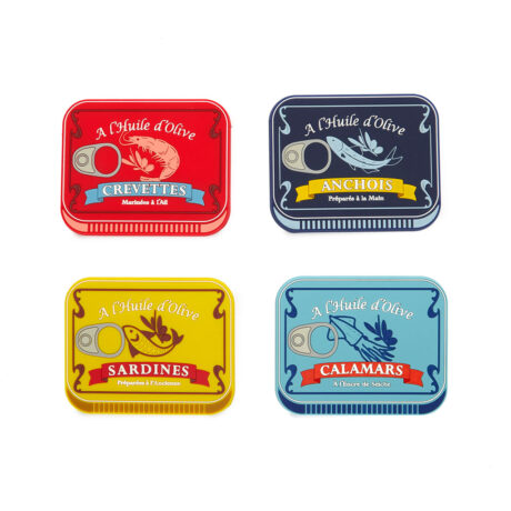 SET 4 DESSOUS DE VERRE - CONSERVERIE