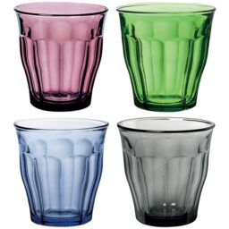 DURALEX - LOT 4 GOBELETS PICARDIE COULEURS