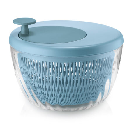 ESSOREUSE À SALADE AVEC COUVERCLE Ø 26 cm - GUZZINI - BLEU MAT