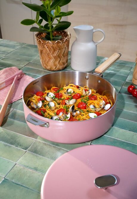 LA MERVEILLEUSE - SAUTEUSE INOX 28 cm - GUIMAUVE – Image 6