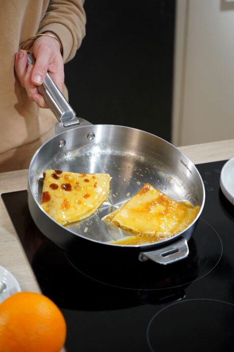 LA MERVEILLEUSE - POELE INOX 24 cm - FOUGERE – Image 5