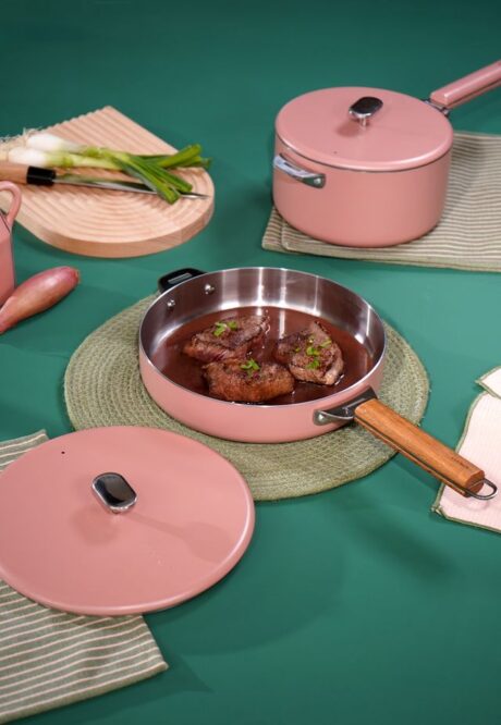 LA MERVEILLEUSE - COUVERCLE INOX 24 cm - GUIMAUVE – Image 3
