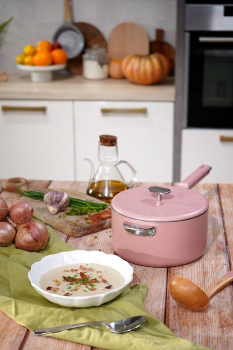 LA MERVEILLEUSE - CASSEOLE INOX 20 cm - GUIMAUVE – Image 5