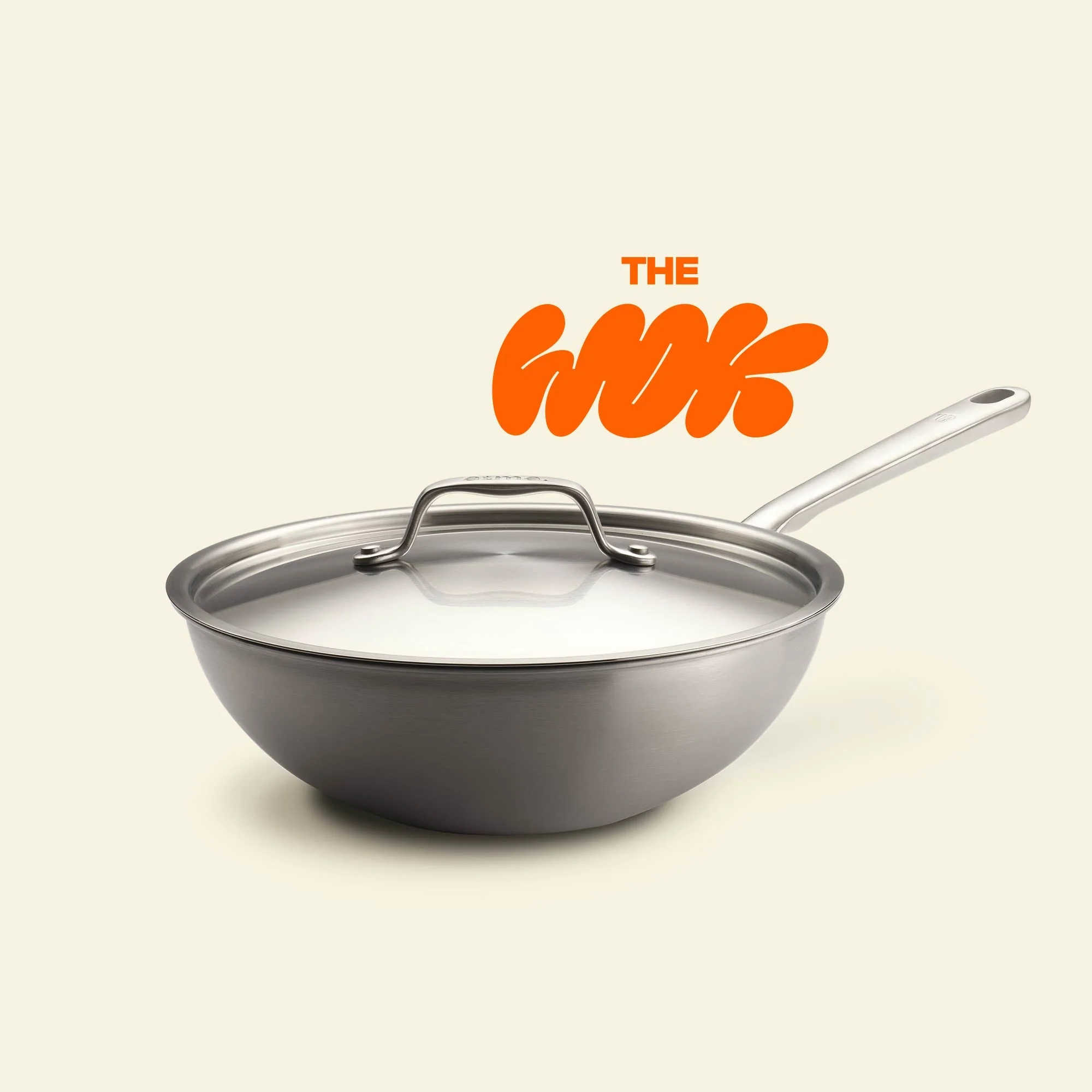 ATMA - THE WOK EN INOX - 24 cm