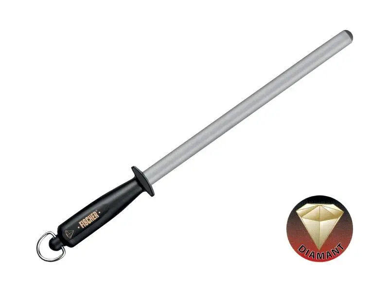 FUSIL A AIGUISER DIAMANT - MECHE OVALE 27 cm