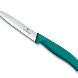 VICTORINOX - COUTEAU D'OFFICE LAME UNIE 10 cm - VERT