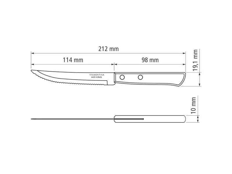 COUTEAU A STEAK - TRAMONTINA – Image 2