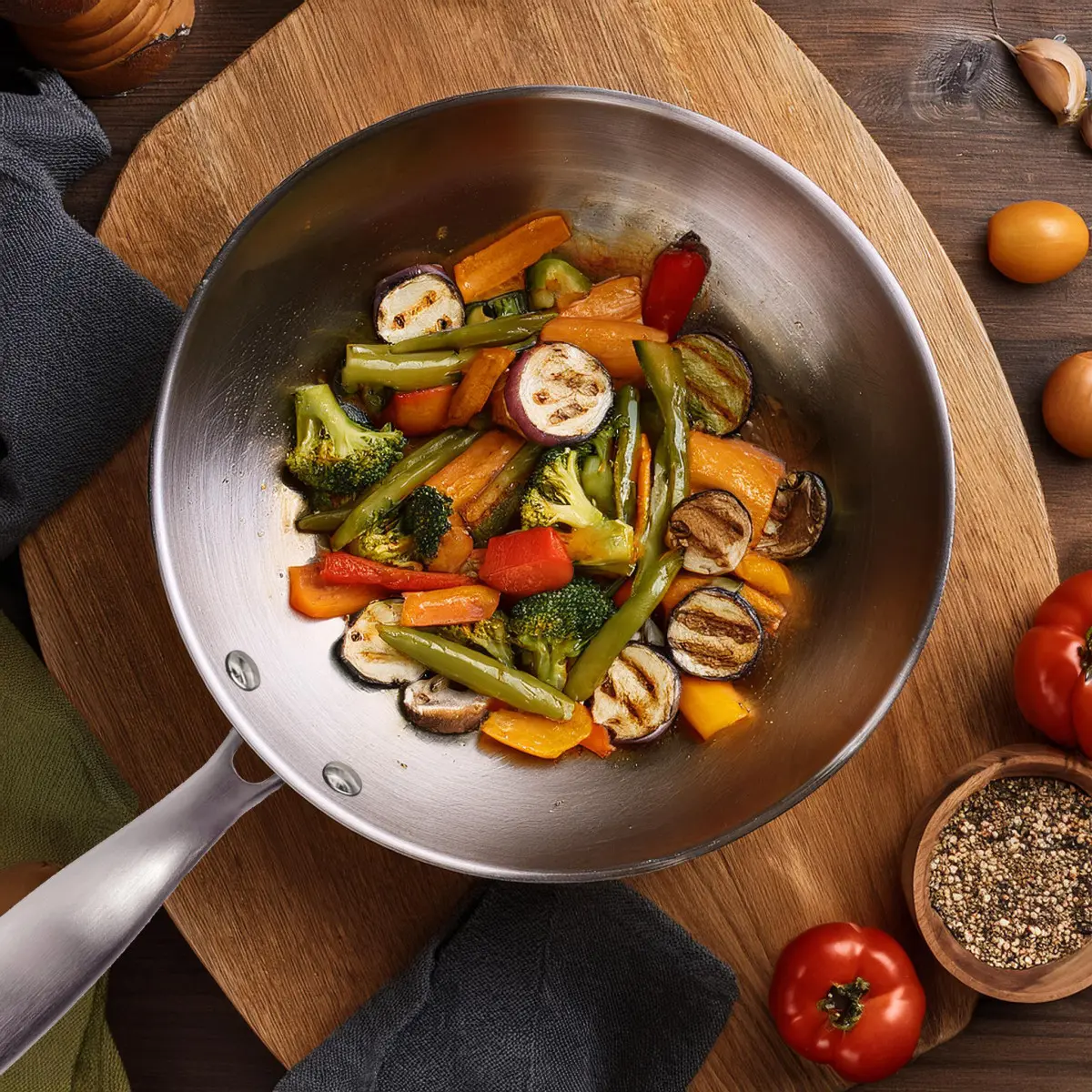 GOURMET - WOK INOX 28 cm - FABRICATION FRANCAISE – Image 6