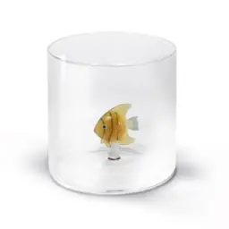 GOBELET EN VERRE BOROSILICATE 25 cl - POISSON TROPICAL