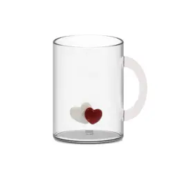 MUG EN VERRE BOROSILICATE 42 cl - COEURS